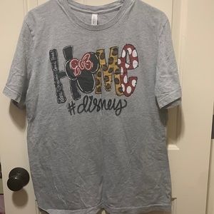 Womens Bella Canvas Large Disney T-shirt